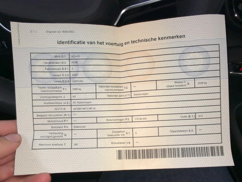 Foto 13 van Volvo XC40 Recharge
