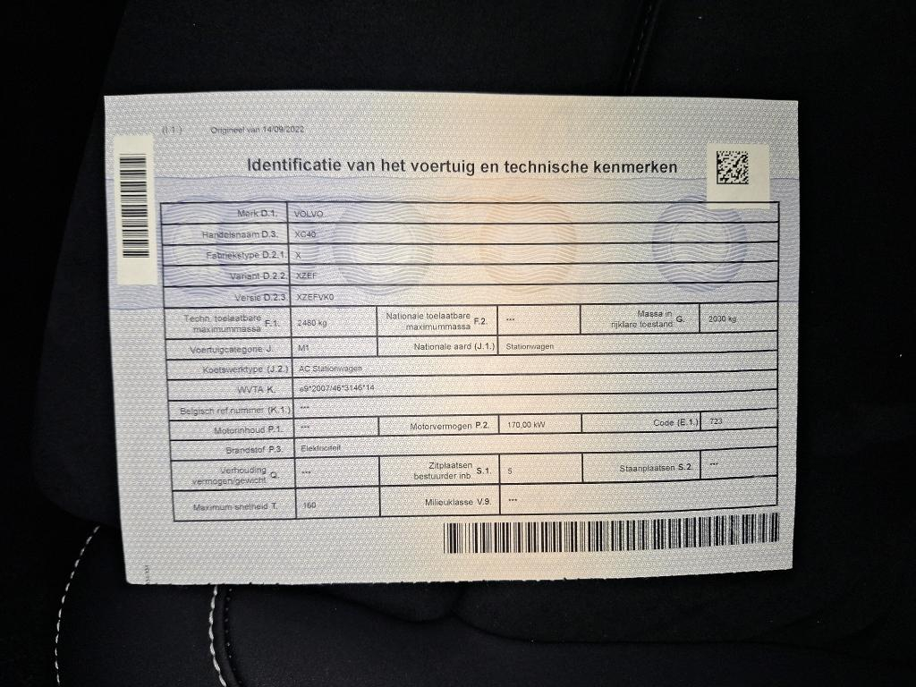 Foto 12 van Volvo XC40 Recharge