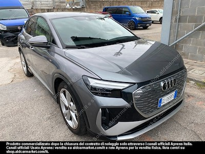 Achetez AUDI AUDI Q4 SPORTBACK E-TRON 40 e-tron S line edition Sport utility vehicle 5-door sur Ayvens Carmarket